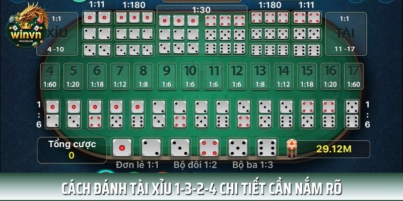 Cần nắm rõ cách chơi Tài Xỉu 1-3-2-4 trước khi tham gia cá cược Cần nắm rõ cách chơi Tài Xỉu 1-3-2-4 trước khi tham gia cá cược