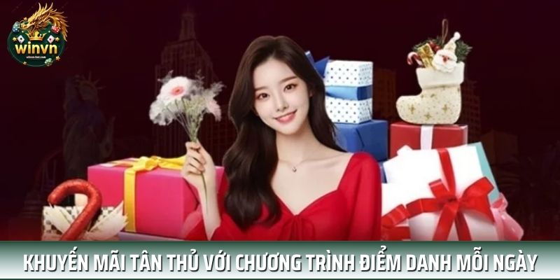 Khuyến mãi tân thủ với chương trình điểm danh mỗi ngày Khuyến mãi tân thủ với chương trình điểm danh mỗi ngày